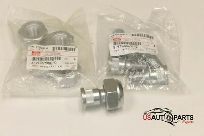 Kit de 6 tuercas y pernos de rueda originales Isuzu delantero izquierdo para NPR NQR NR 95-25 Foto 1 de 4