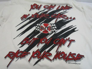 OLD LG.  GUTS WEAR CAR RACING T-SHIRT  - Picture 1 of 2