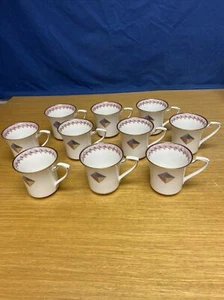 10 Noritake MOMENTUM #7734 w/Gold Trim Coffee Cups - Picture 1 of 5