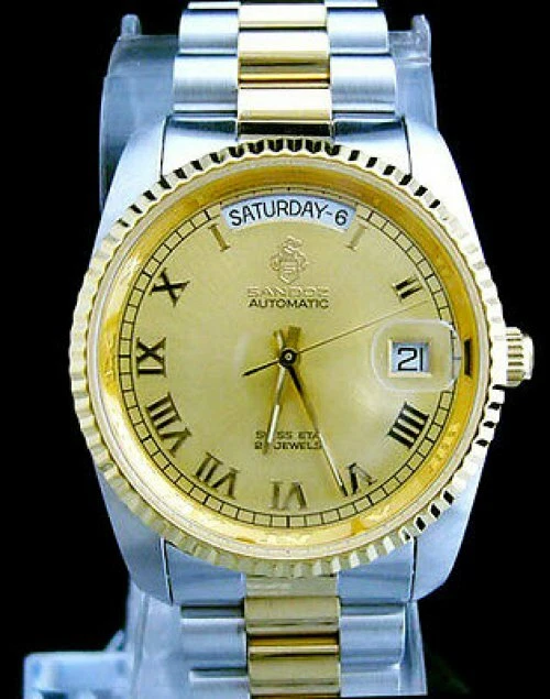 Sandoz Roman Hours Marker Dial Automatic Men's Watch 8783-D-34-8