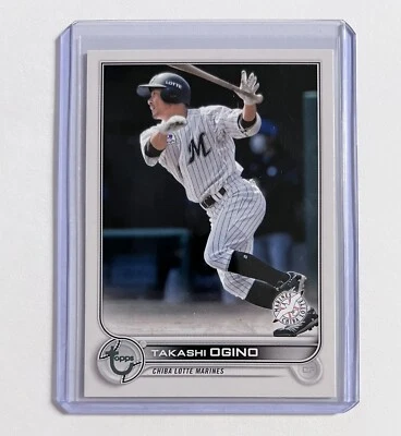 Takashi Ogino 2022 Topps NPB Vintage Stock Numbered /99 Chiba Lotte Marines - Image 1 of 3