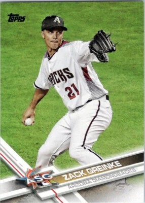 2017 Topps Update #US130 Zack Greinke AS Arizona Diamondbacks - Image 1 of 2