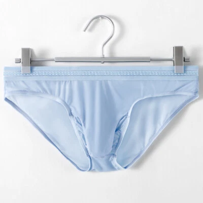 Mens Briefs Sexy Low Waist Bikini Panties Pouch Breathable Underwear - Image 1 of 4