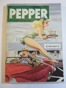 Pepper - A Humor Magazine, Dec. 1957 VG Carhop! - Bild 1 von 4