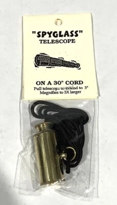 Telescopio de vidrio espía American Revolution con cable de 30" Foto 1 de 2