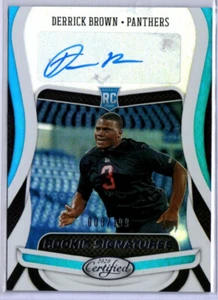2020 Certified Football Rookie Signatures Derrick Brown ROOKIE AUTO PANTHERS 199 - Bild 1 von 1