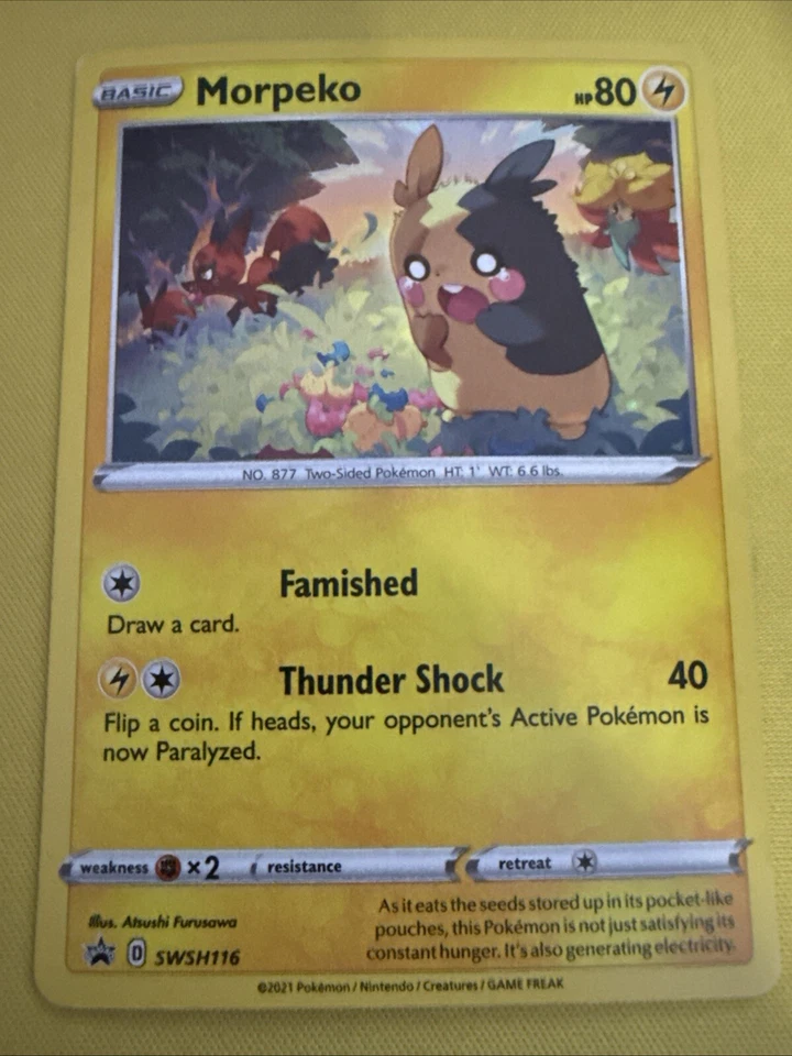 Morpeko SWSH116 SWSH: Sword & Shield Promo Cards Holo - Image 1 of 2