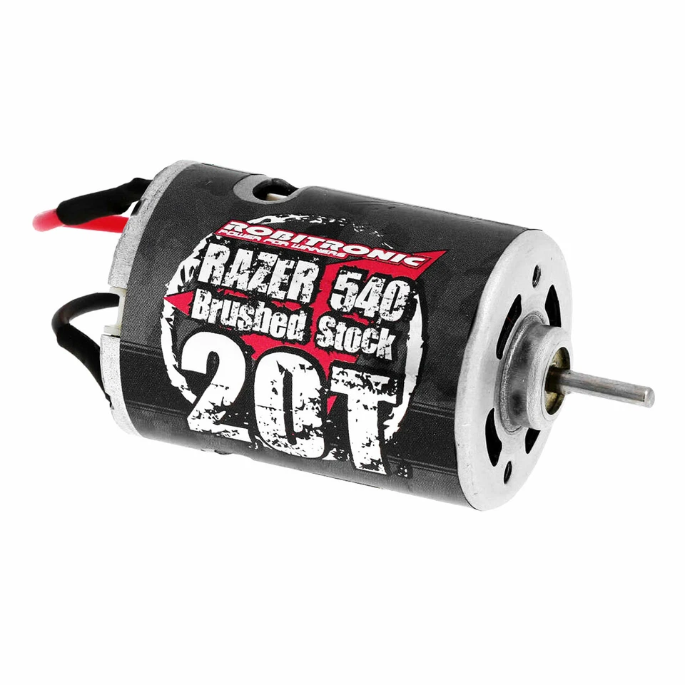 R03105 Robitronic Razer 540 Motor 20 Turn Brushed Stock - Immagine 1 di 1
