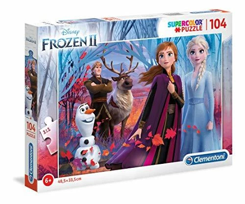 Clementoni-Clementoni-27274-Supercolor Disney Frozen 2-104 Pezzi, Puzzle Bambini - Immagine 1 di 1
