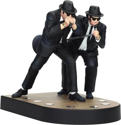 BLUES BROTHERS “SINGING” 7 INCH SCALE 2 FIGURE BOX SET WITH SPOTLIGHTS - Image 1 of 4