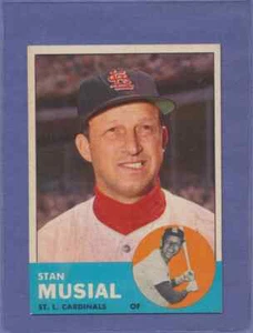 1963 Topps Stan Musial #250 HOF St Louis Cardinals NM+ CENTERED - Picture 1 of 2