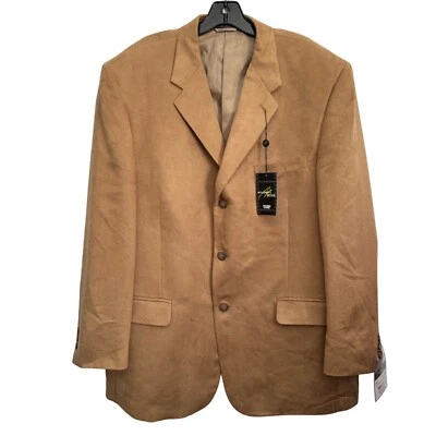 Blazer Studio B Bill Blass Para Hombres Marrón 46R Sutton Ropa a Medida Chaqueta. Nuevo con etiquetas Foto 1 de 4