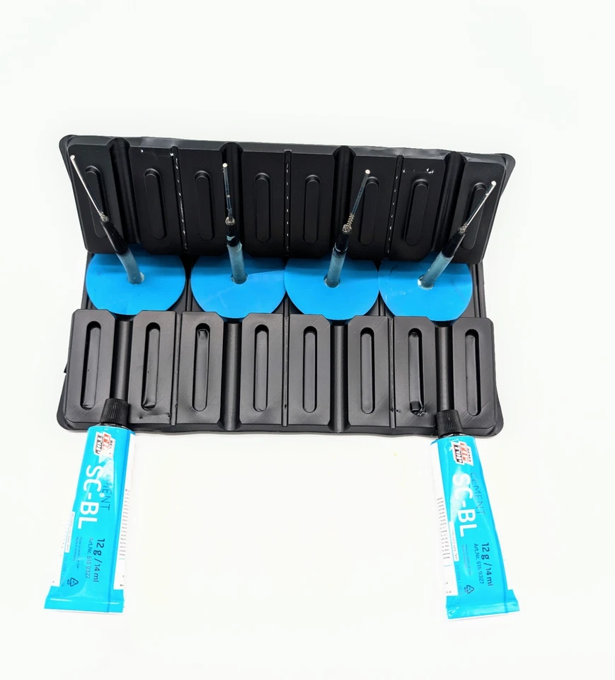 2x Rema Tip Top Sepzialzement FD-BL 12g + 4x Reparaturpilz 6mm mit Stift PKW