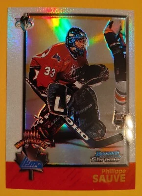 1998 Bowman Chrome CHL PHILIPPE SAUVE #160R Refractor RIMOUSKI NM-MT  A2 - Image 1 of 2