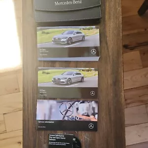 2022 mercedes benz s-class 500 & 580 AMG owner manual W/pouch and disk - Picture 1 of 6