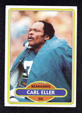 1980 Topps #189 Carl Eller Seattle Seahawks Vikings Football HOF Card VG/EX