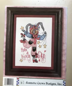 Jeanette Crews Cross Stitch Book No 22257 O Hoppy Day New - Picture 1 of 2