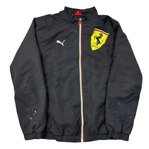 Puma Ferrari Jacket F1 Racing Official Black Mens Large - Picture 1 of 6