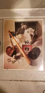 1993 LOU GEHRIG "THE IRON HORSE" 14 X 11" PRINT BY PRODUCT EXPOSURES NEW! - Picture 1 of 2