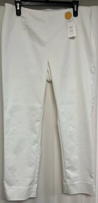 Charter Club Tummy Slimming Slim Leg Pant Size 10 White.    4688 - Image 1 of 4