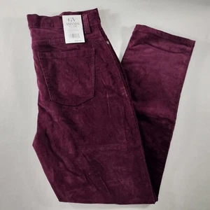 NWT Gloria Vanderbilt Amanda Slim Purple Corduroy Pants Womens Size 10 Short - Picture 1 of 10