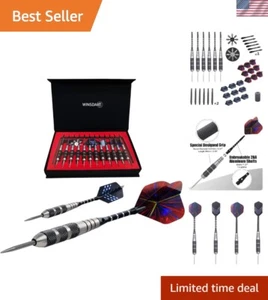 Versatile 22g Metal Darts with 18 Flights & Durable Gift Box – For All Levels - Bild 1 von 10