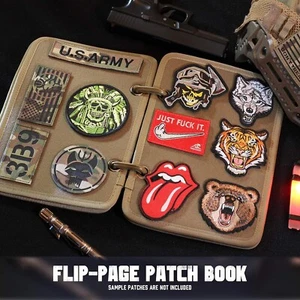 Tactical Military Patch Holder Organizer Badge Display Board Wall Hanging Panel - Picture 1 of 11