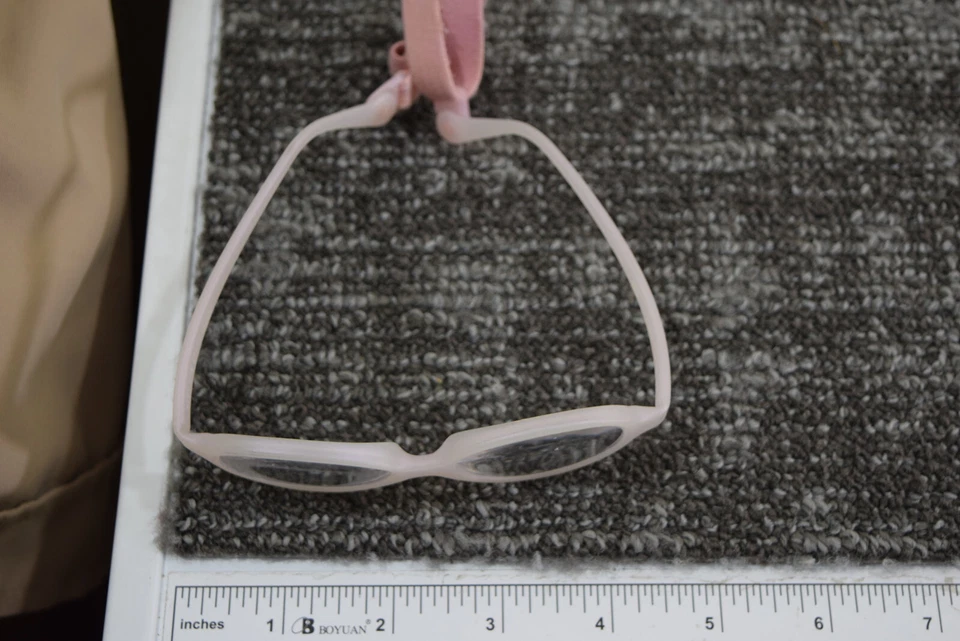 Miraflex Baby One Kids FRAMES ONLY Eyeglasses BCP 3 Pink 37 14 Italy Made READ - Image 1 of 4