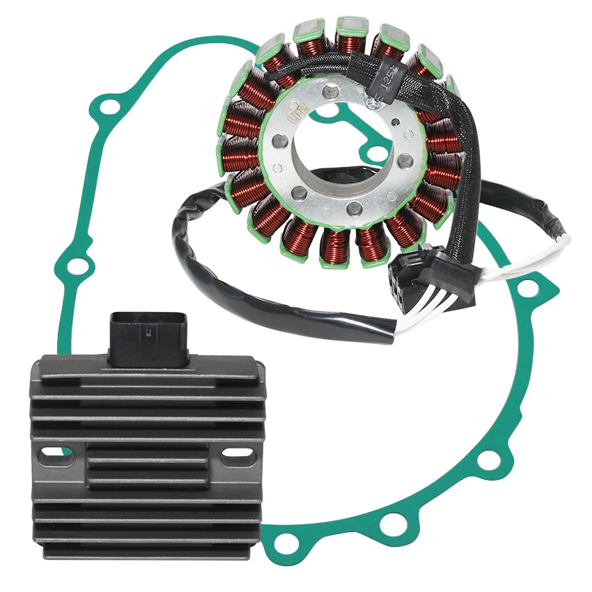 Estator + regulador + junta compatible con Kawasaki ZR750 Z750 07-12/ZR1000 Z1000 07-2009 Foto 1 de 4