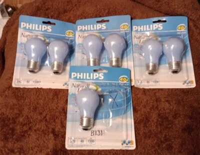 7 Philips Natural Light 40W A15 Ceiling Fan Bulbs - Image 1 of 3