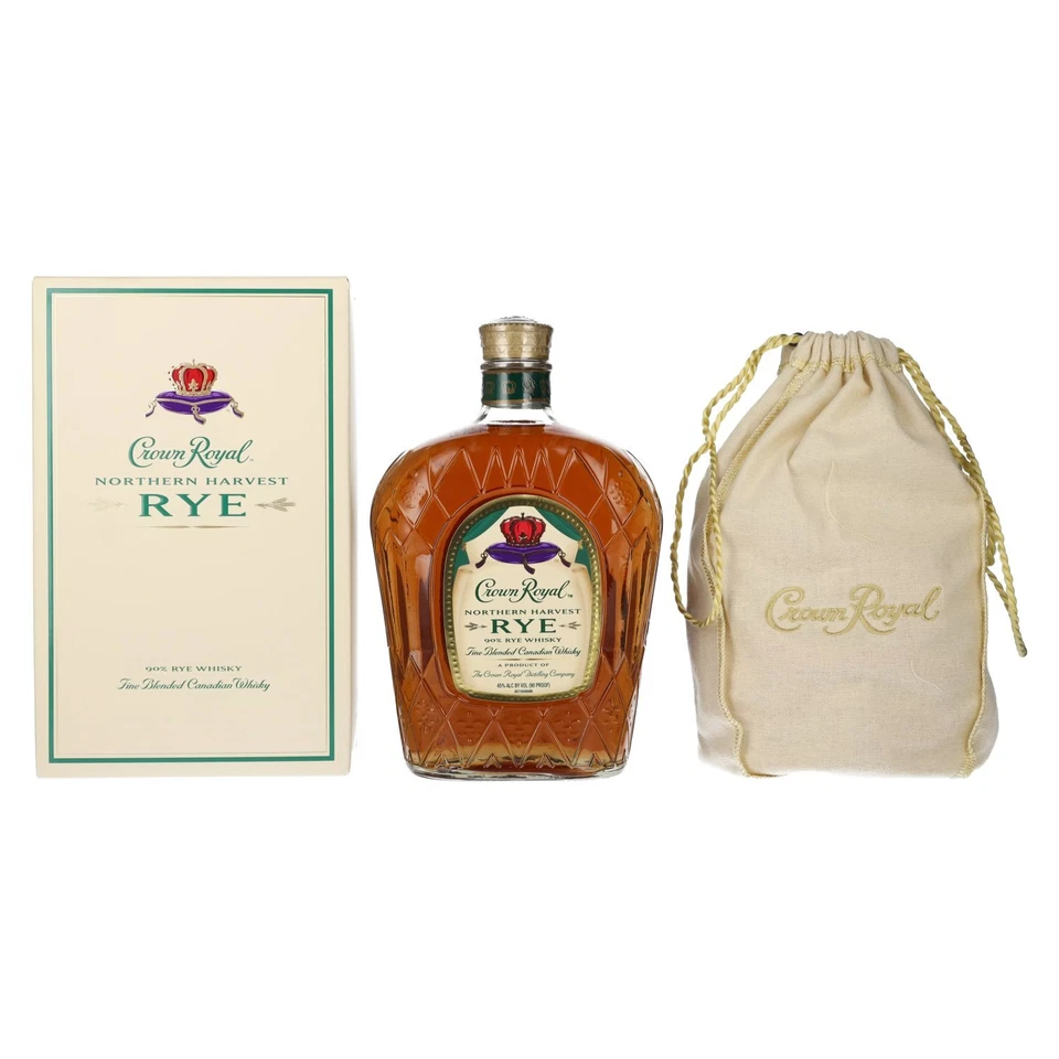 Crown Royal Northern Harvest Rye 45% Vol. 1l in confezione regalo