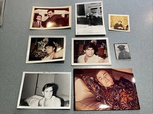 60's  GAY INTEREST  8 PHOTO Shirtless young Man modeling posing &in army uniform - Picture 1 of 11