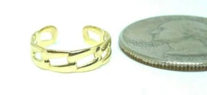 ANILLO PUNTERA BANDA CABLE SÓLIDO ORO AMARILLO 10KT - CAJA REGALO Envío Gratis - Imagen 1 de 5
