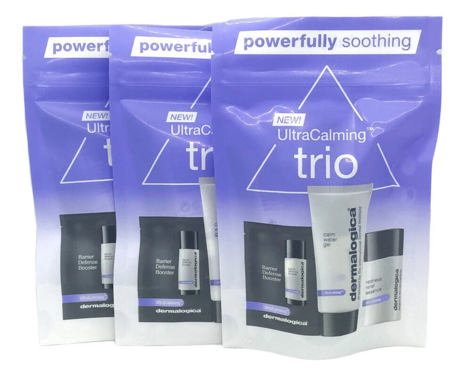 Dermalogica UltraCalmingTrio Barrera Reparación, Gel Agua, Alivio Enrojecimiento [PAQUETE DE 3] Foto 1 de 1