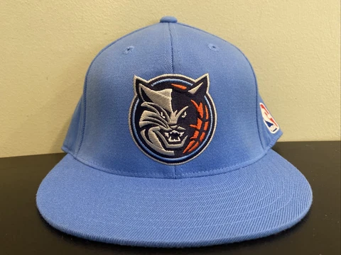 CHARLOTTE BOBCATS RETRO VTG THROWBACK JERSEY  NBA FITTED HAT MEN 6 7/8 - 7 1/4 Cover