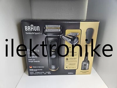 NUEVO BRAUN Serie 9 Sport + 9320CC Sistema de Carga y Limpieza en Húmedo y Seco + Estuche Foto 1 de 3