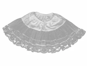 Cinema Secrets 99081 Child Size Crinoline Petticoat Slip - White #3356 - Picture 1 of 5