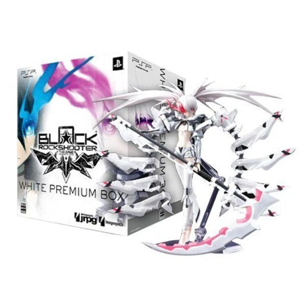 Black  Rock Shooter: The Game (White Premium Box) Japan Import (Sony PSP, 2011) - Japanese Version