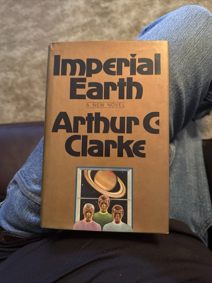 1st US EDITION 1976 IMPERIAL EARTH by ARTHUR C. CLARKE HARDCOVER/DUST JACKET - Image 1 of 4