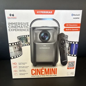 NEW Hypergear CinéMini Portable Mini Projector HD Bluetooth & Built In Speaker - Picture 1 of 6