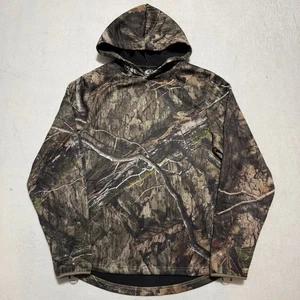 Mossy Oak Camouflage Hoodie Men’s Small Camo Hooded Pocket Hunting Outdoors - Picture 1 of 7