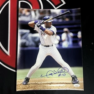 Gary Sheffield Autographed San Diego Padres Signed 11x14 Photo JSA COA - Picture 1 of 3