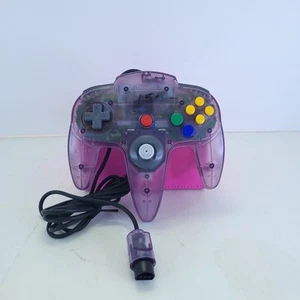 Nintendo 64 N64 Clear Atomic Purple Controller OEM - Picture 1 of 5