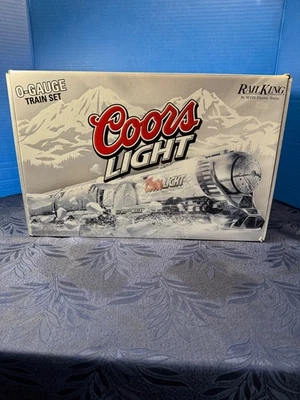 MTH 30-1433-1 O Gauge Coors Light Silver Bullet Steam Freight Train Set with PS2 - Image 1 of 4