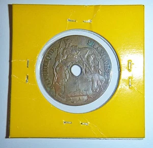 FRENCH INDOCHINA - 1 CENT COIN - Rare 1921 - VIETNAM WAR - Laos, Cambodia - 019 - Bild 1 von 6