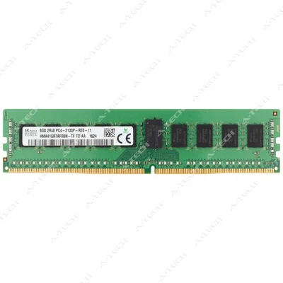 Hynix 8GB DDR4-2133 PC4-17000 2Rx8 ECC RDIMM Server Memory RAM HMA41GR7AFR8N-TF - Image 1 of 2