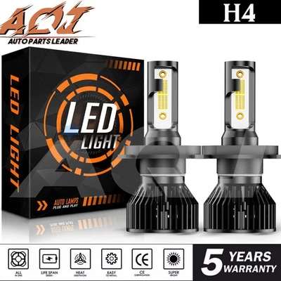 For Chevrolet Tracker 1999-2004 9003/H4 LED Headlight Bulbs Kit Hi/Lo Beam 6000K Foto 1 de 4