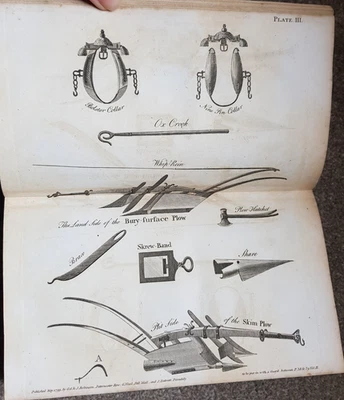 1799 MARSHALL GENERAL REMARKS ON AGRICULTURE 2 VOLS 6 PLATES EXPERIMENTS - Image 1 of 4