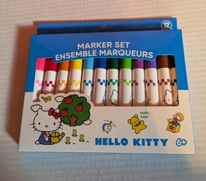 Sanrio Hello Kitty 12 Stück Marker Set Brandneu Miniso - Bild 1 von 2