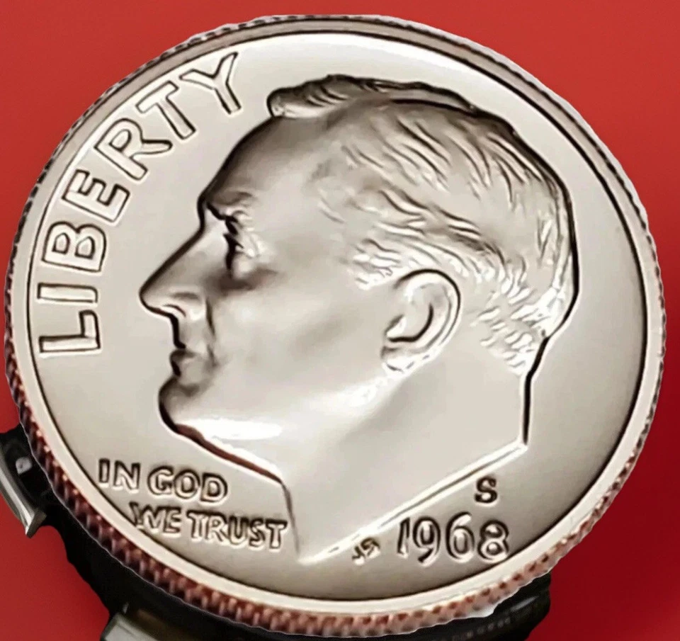 Moneda de Estados Unidos 1968-S Roosevelt Dime Gem Proof | Envío rápido Foto 1 de 4
